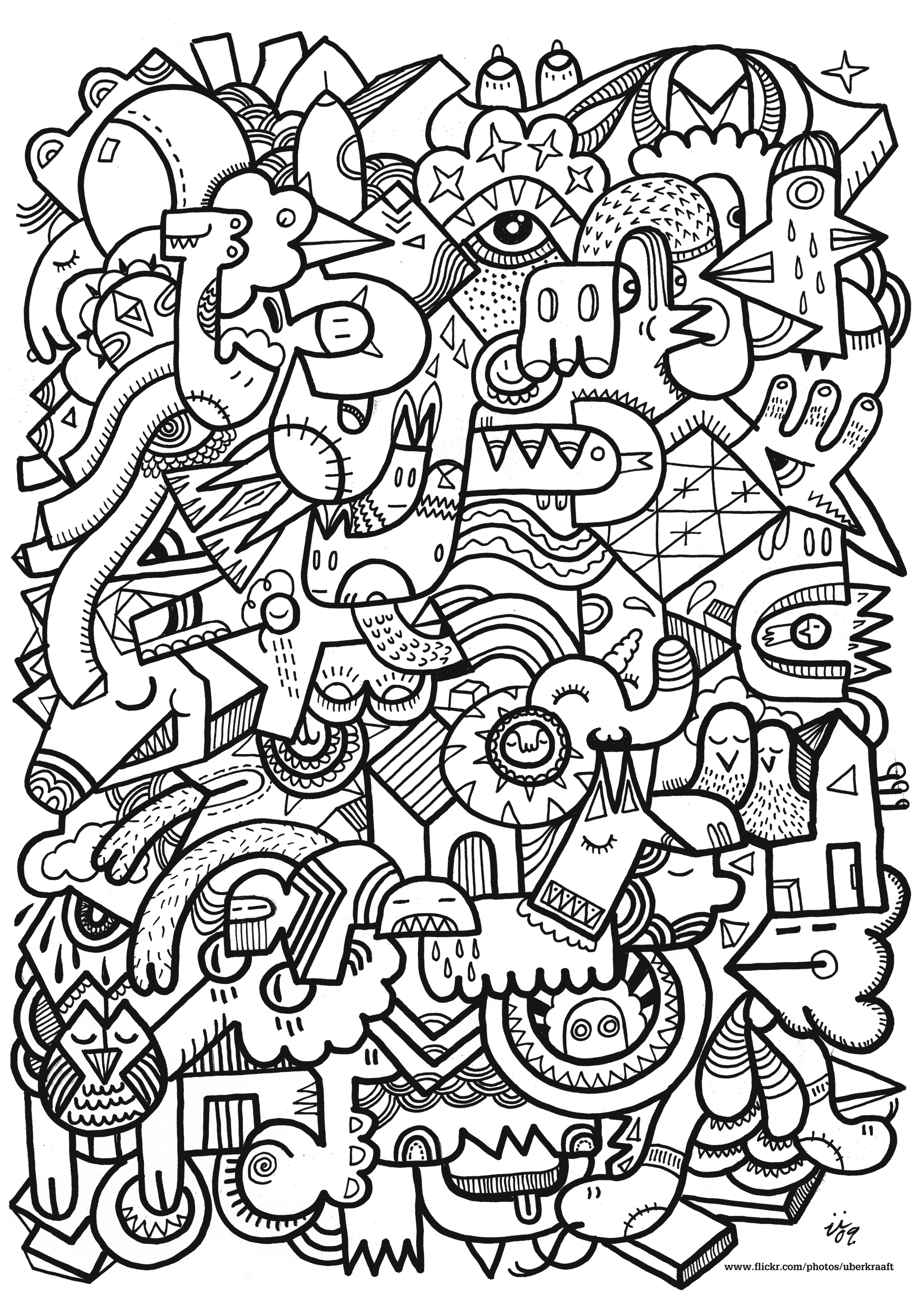 1753x2480 Intricate Free Difficult Coloring Pages 0131 Guest Pattern By