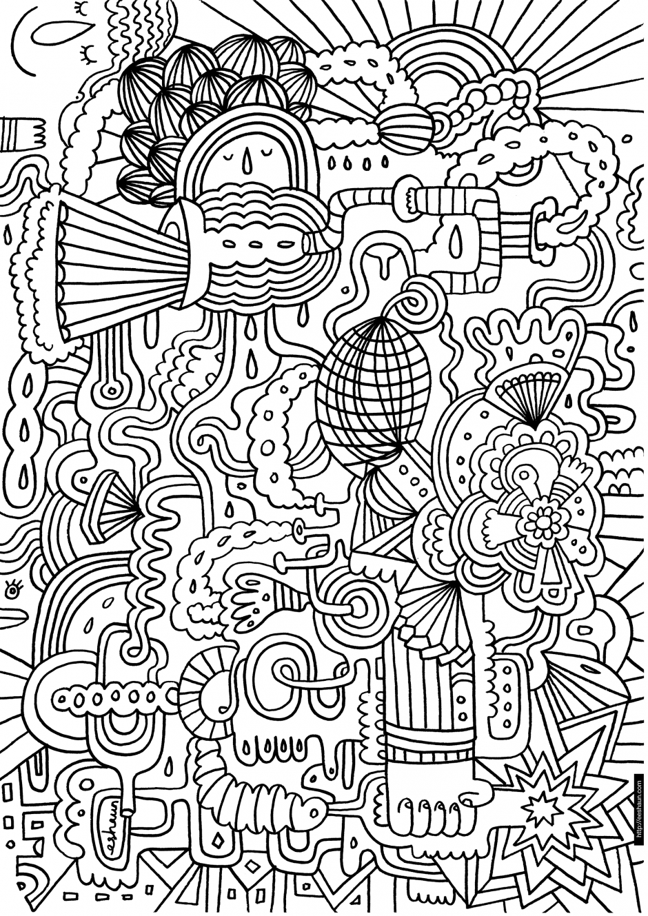 Difficult Coloring Pages For Teenagers Printable Printable 940x1329 Difficult Coloring Pages For Teenagers Printable Printable