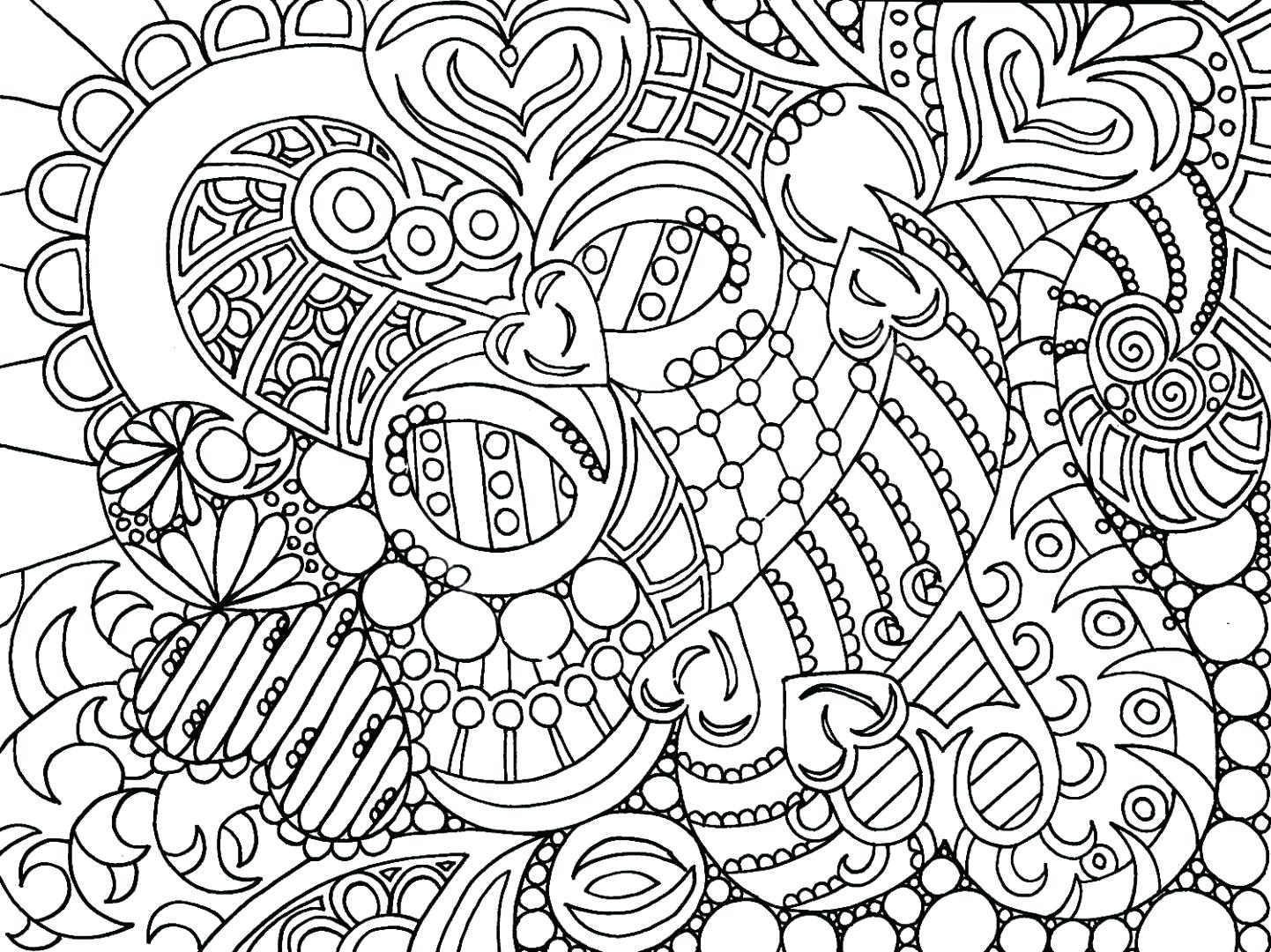 1442x1080 Difficult Coloring Pages Animals For Adults Sheets Hard Pictures