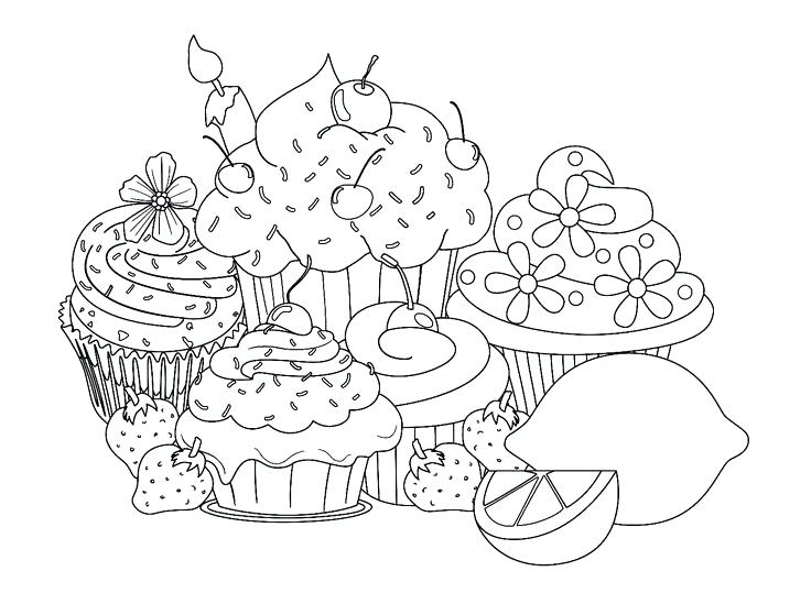 736x549 Hard Coloring Page Food Hard Coloring Pages For Girls Printable