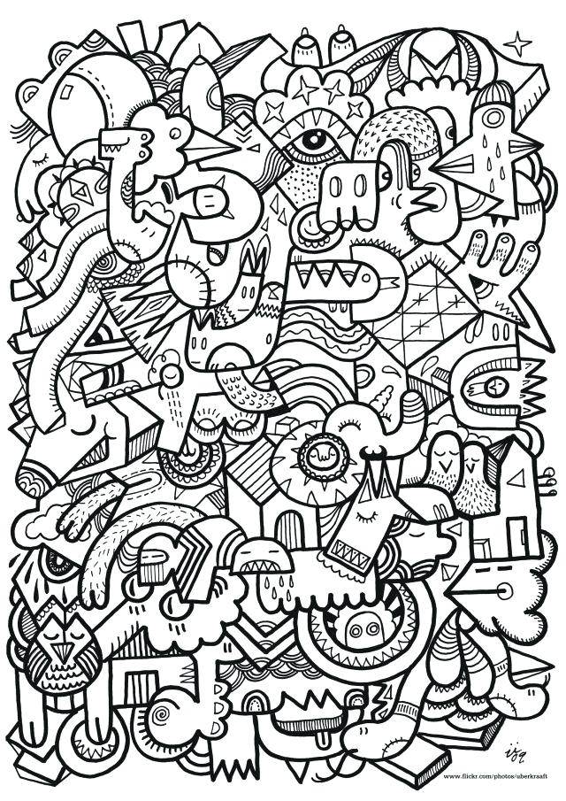 Difficult Coloring Pages To Print 640x905 Difficult Coloring Pages To Print