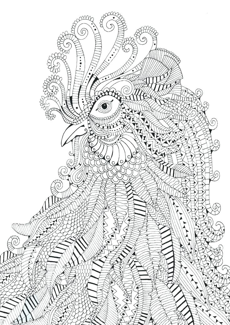 Printable Difficult Coloring Pages 736x1040 Printable Difficult Coloring Pages
