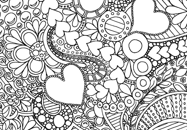 Difficult Coloring Pages 736x511 Difficult Coloring Pages