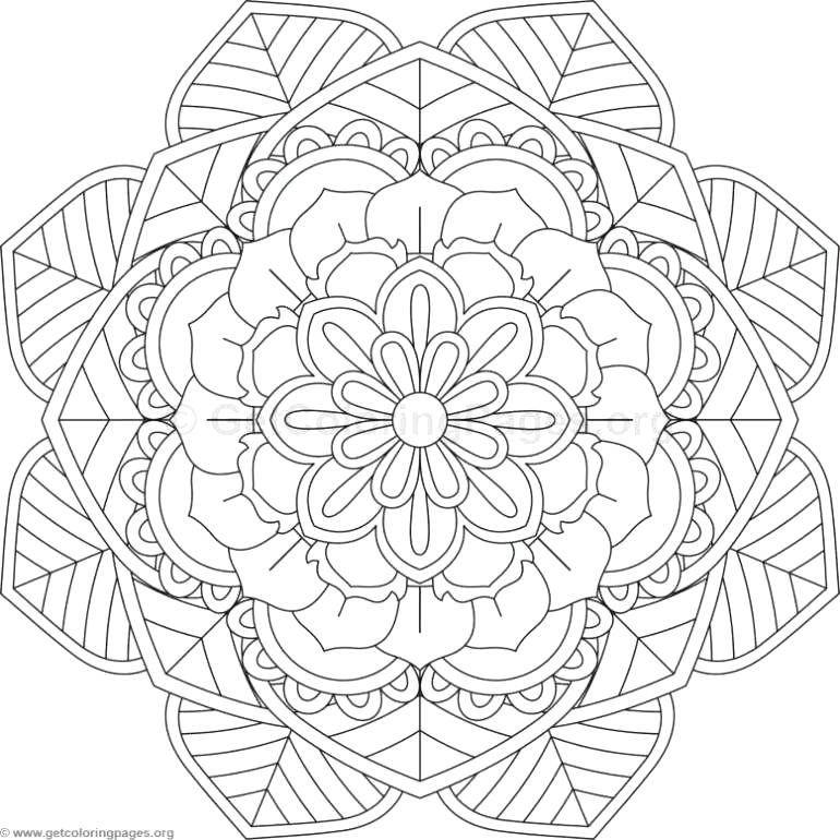 Flower Mandala Coloring Pages Coloring Book Flowers Also Flower 770x770 Flower Mandala Coloring Pages Coloring Book Flowers Also Flower