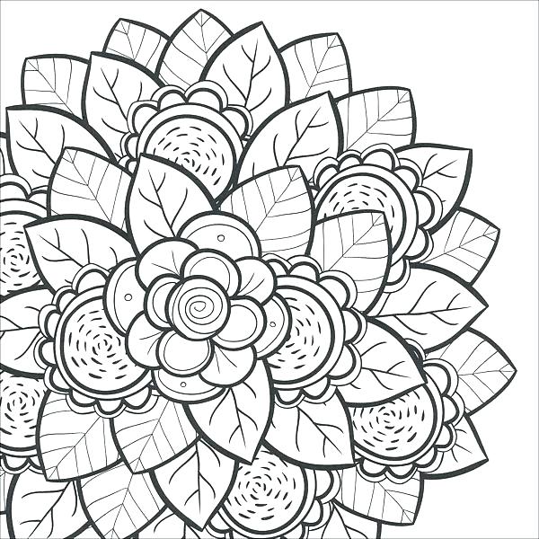 Coloring Flowers Coloring Sheets Pictures Of Pages Fresh 600x600 Coloring Flowers Coloring Sheets Pictures Of Pages Fresh