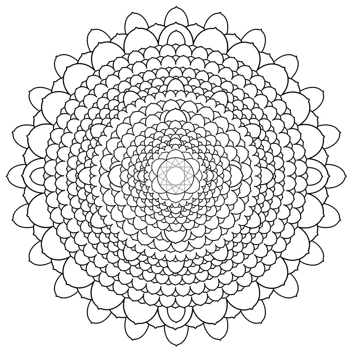 Difficult Mandala Coloring Pages Difficult Mandala Coloring 1200x1200 Difficult Mandala Coloring Pages Difficult Mandala Coloring