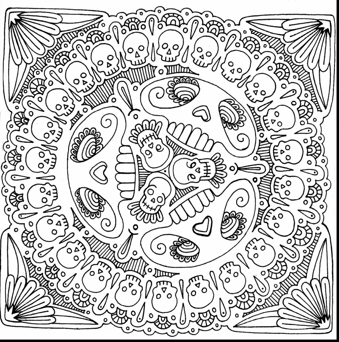1402x1412 Hard Coloring Pages Adults Coloring Page Collection