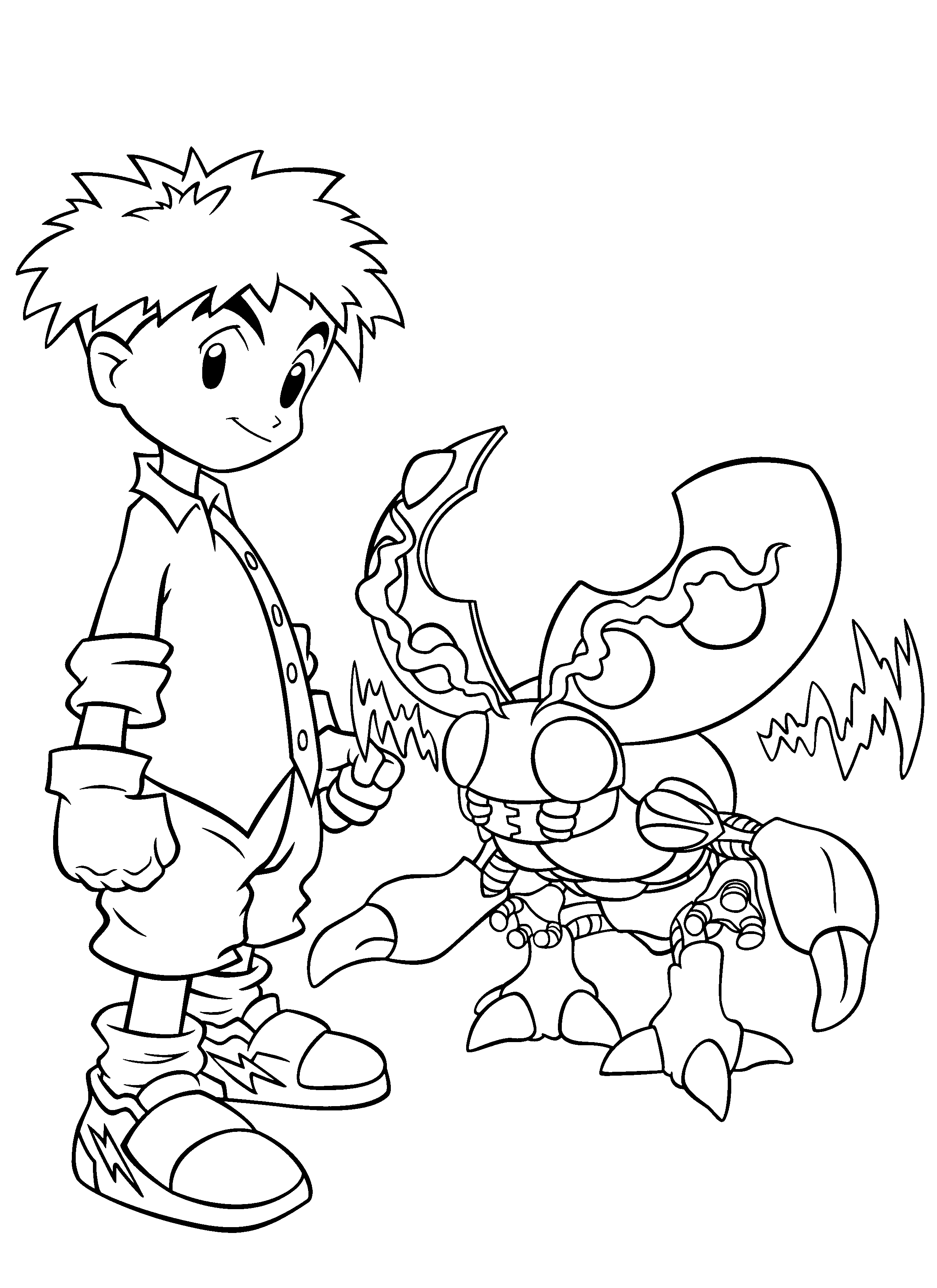 Free Printable Digimon Coloring Pages For Kids 2400x3300 Free Printable Digimon Coloring Pages For Kids