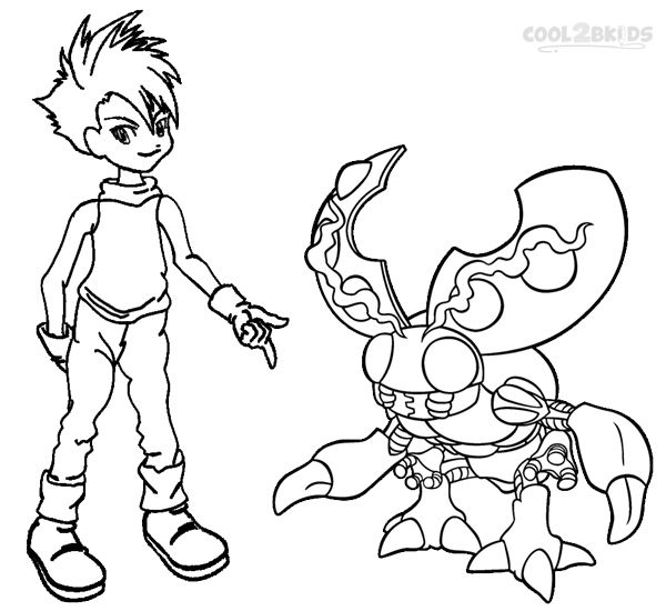 Printable Digimon Coloring Pages For Kids Cool2bkids 600x550 Printable Digimon Coloring Pages For Kids Cool2bkids