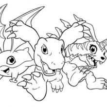 Digimon Coloring Pages 220x220 Digimon Coloring Pages