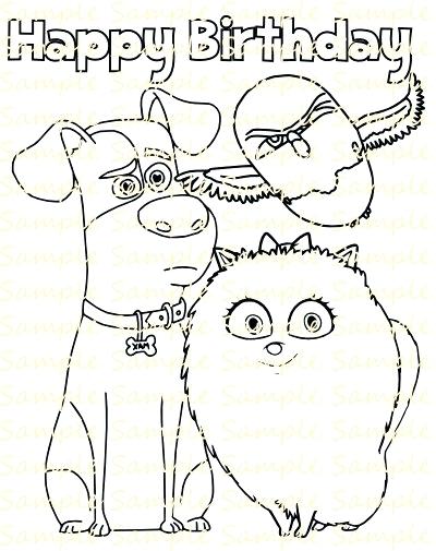 Digital Coloring Pages Secret Life Of Pets Coloring Book Digital 400x505 Digital Coloring Pages Secret Life Of Pets Coloring Book Digital