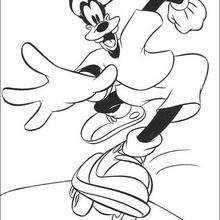 220x220 Goofy Skating Coloring Pages