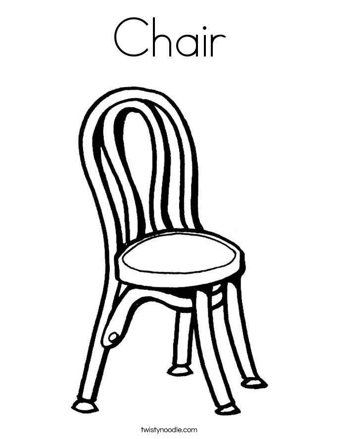 685x886 Carrying A Chair Coloring Pages Furniture To Print For Kids