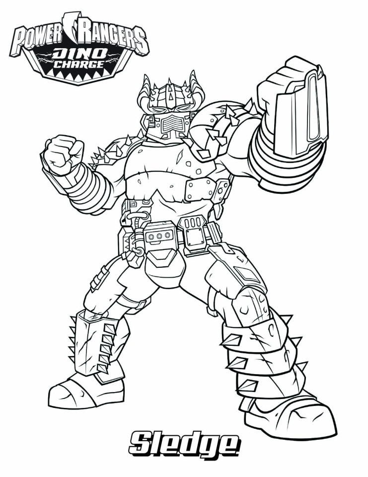 741x960 Coloring Sheets Power Rangers Dino Charge Get This Ranger Force