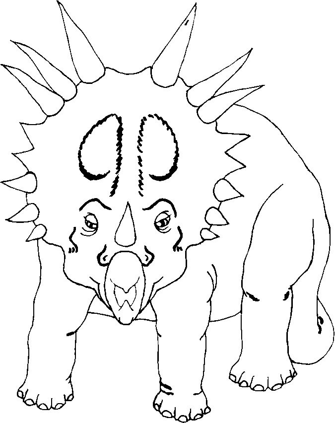 675x852 Dinosaur Coloring Pages