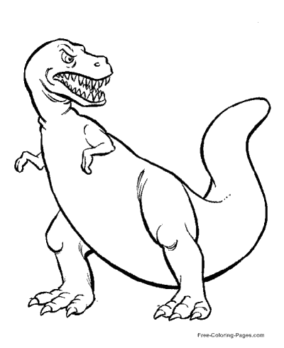 400x490 Dinosaur Coloring Pages