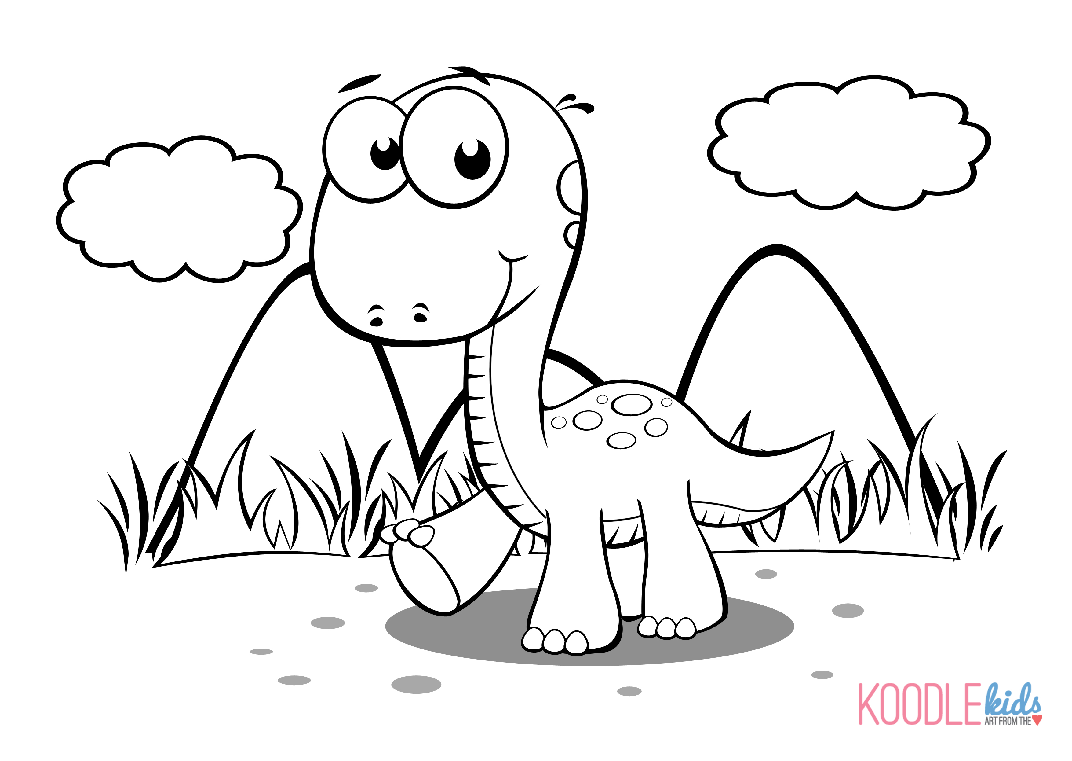 Dinosaur Coloring Pages
