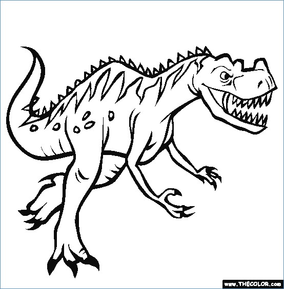 Velociraptor Dinosaur Coloring Pages 554x565 Velociraptor Dinosaur Coloring Pages