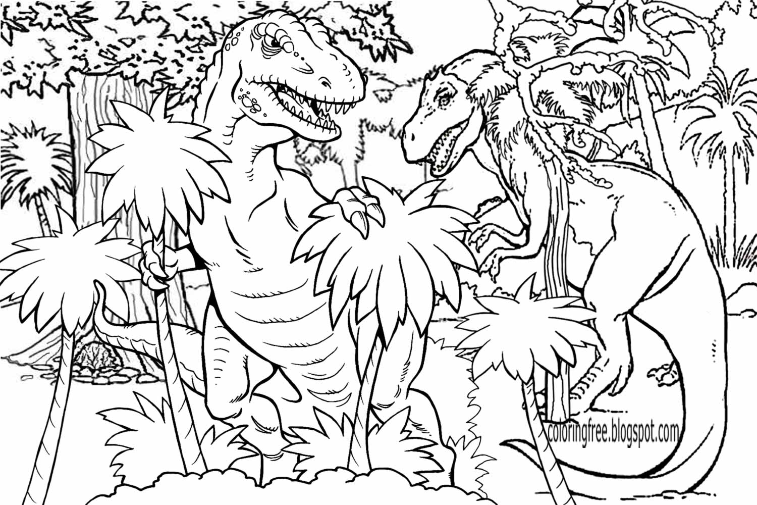 1500x1000 Lets Coloring Book Prehistoric Jurassic World Dinosaurs Park
