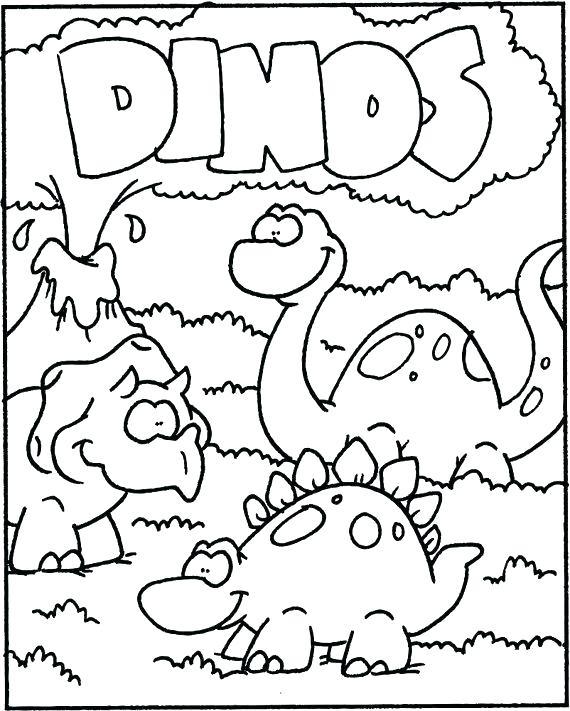 570x711 Preschool Dinosaur Coloring Pages Preschool Dinosaur Coloring