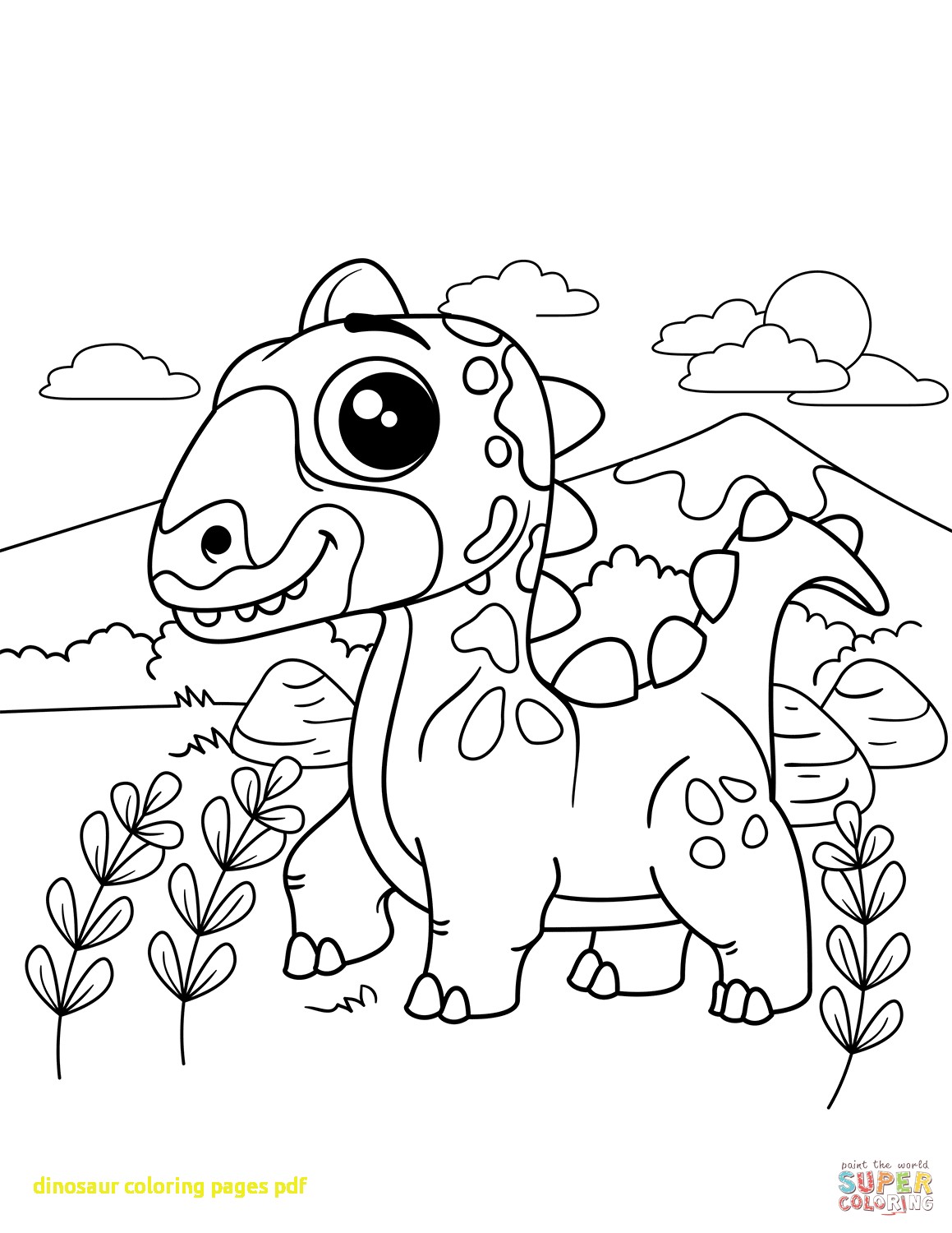 1159x1500 Dinosaur Coloring Pages Pdf With Dinosaurs Coloring Pages
