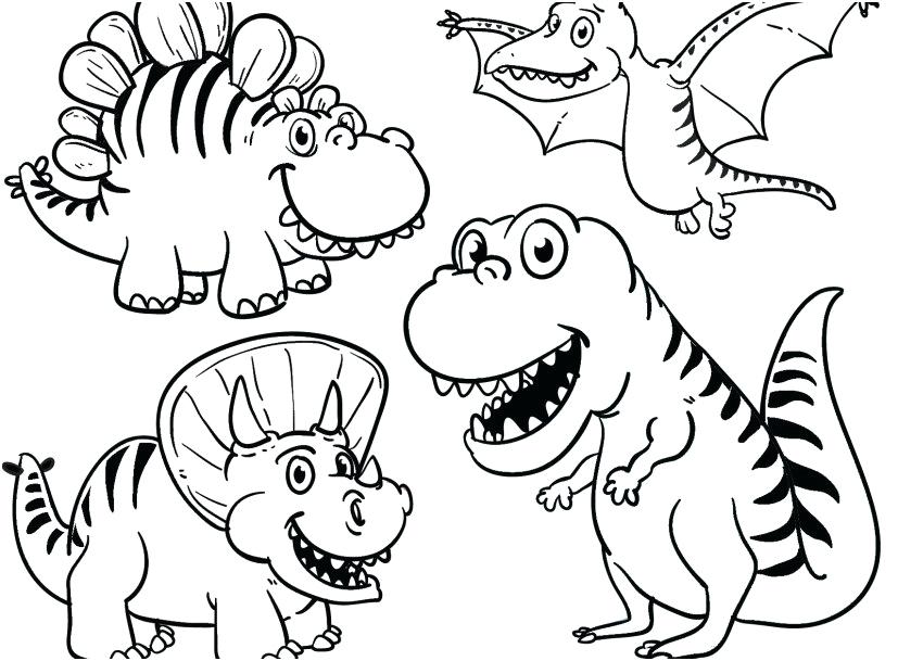 827x609 Dinosaurs Coloring Pages Pdf Dinosaur Coloring Pages Printable