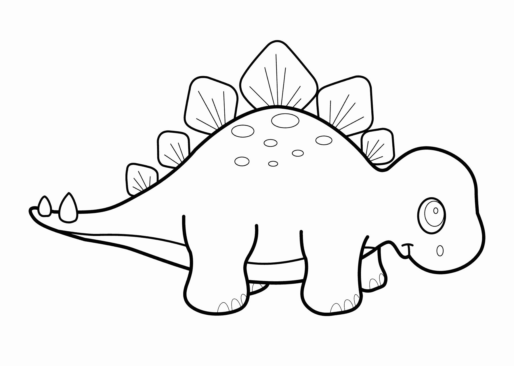 Dinosaur Coloring Pages Preschool at GetColorings.com | Free printable ...