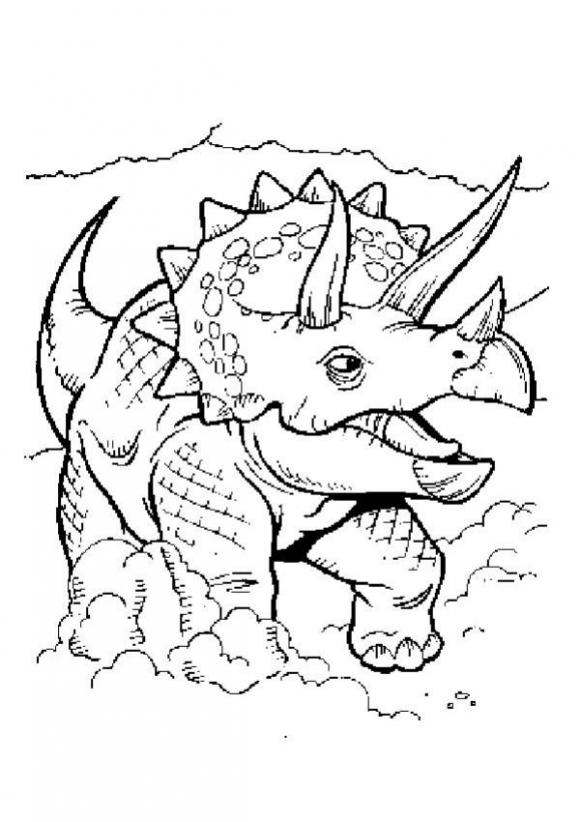 Triceratops Coloring Pages 581x822 Triceratops Coloring Pages
