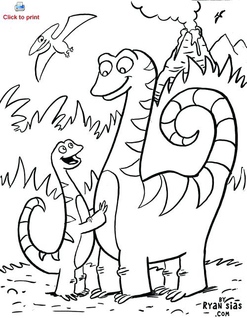 Dinosaur Coloring Pages Triceratops at GetColorings.com | Free ...