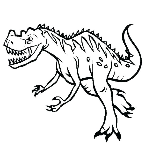 600x612 Dinosaur Print Out Coloring Pages Free Printable Dinosaur Coloring