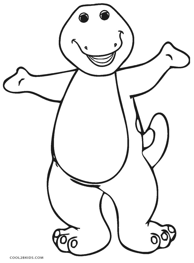 788x1070 Urgent Barney Dinosaur Coloring Pages Page