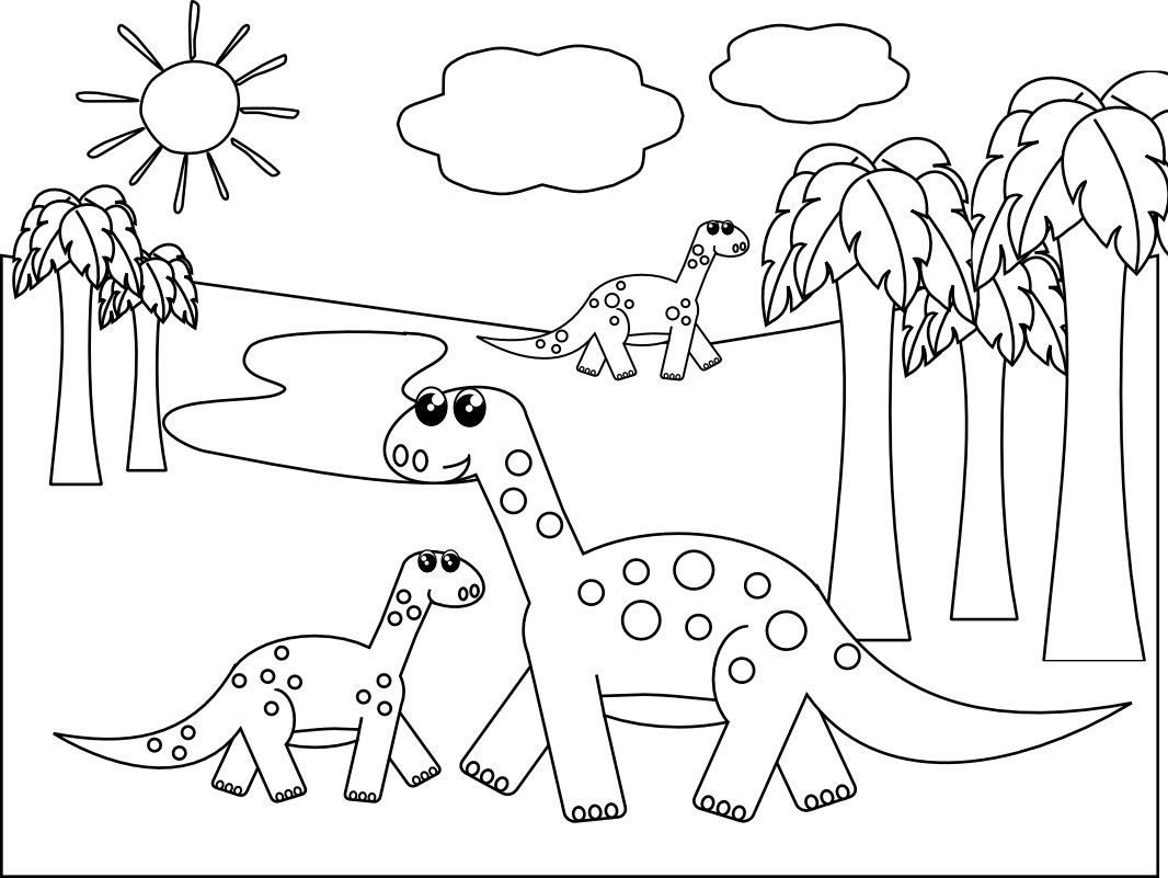 1066x801 Preschool Dinosaur Coloring Pages Ebestbuyvnco Dinosaur Printable
