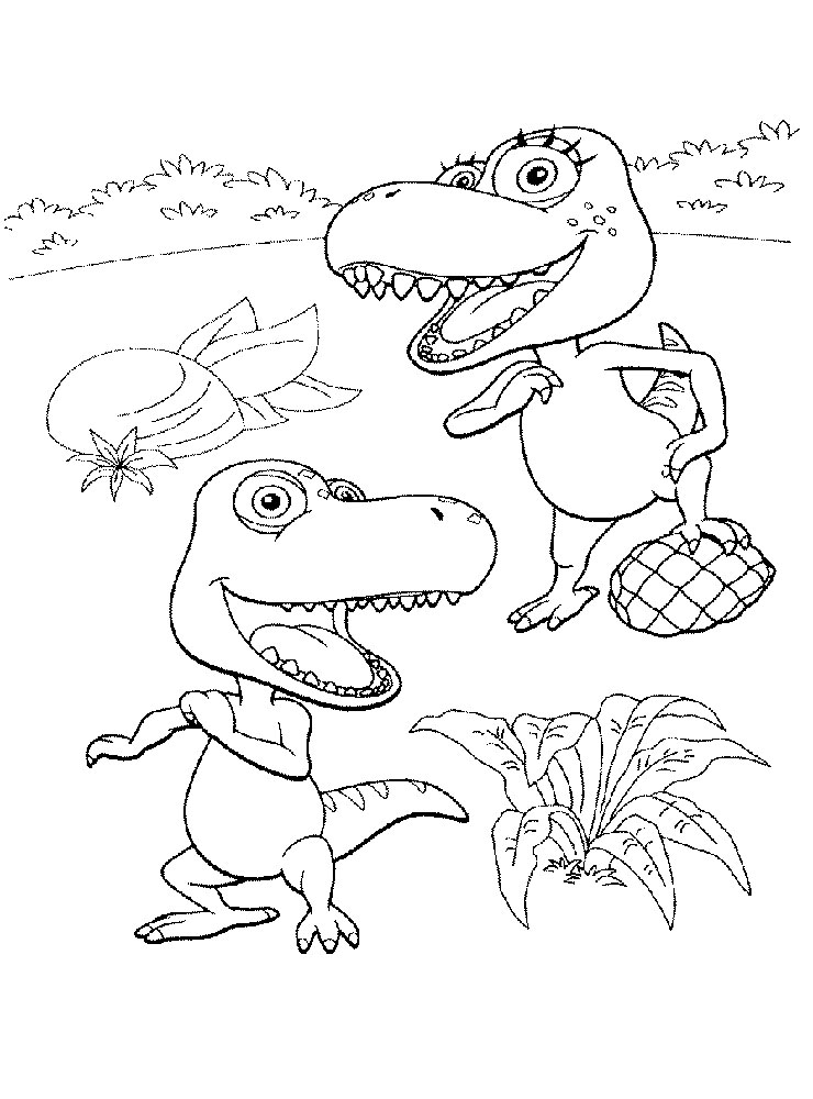 740x1000 Dinosaur Train Coloring Pages For Kids Printable