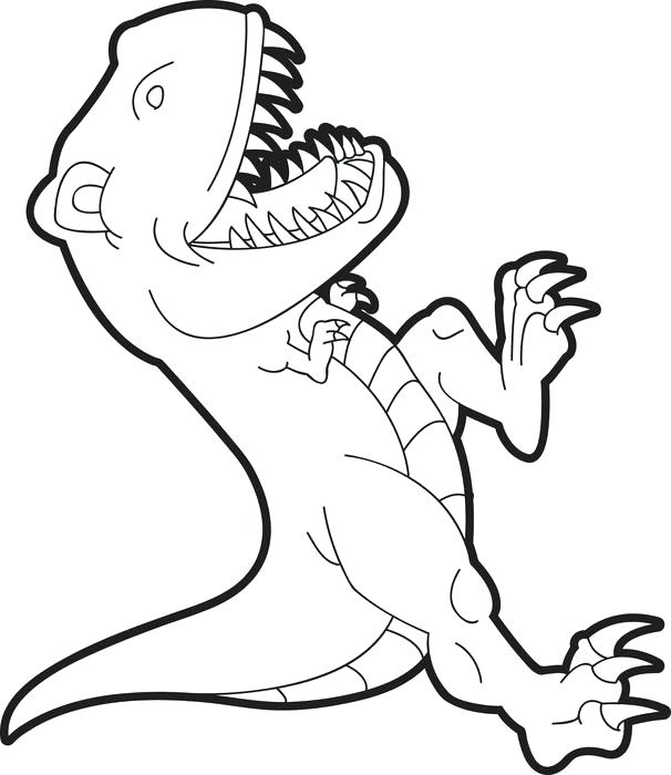 Dinosaurs Coloring Pages T Rex at GetColorings.com | Free printable ...