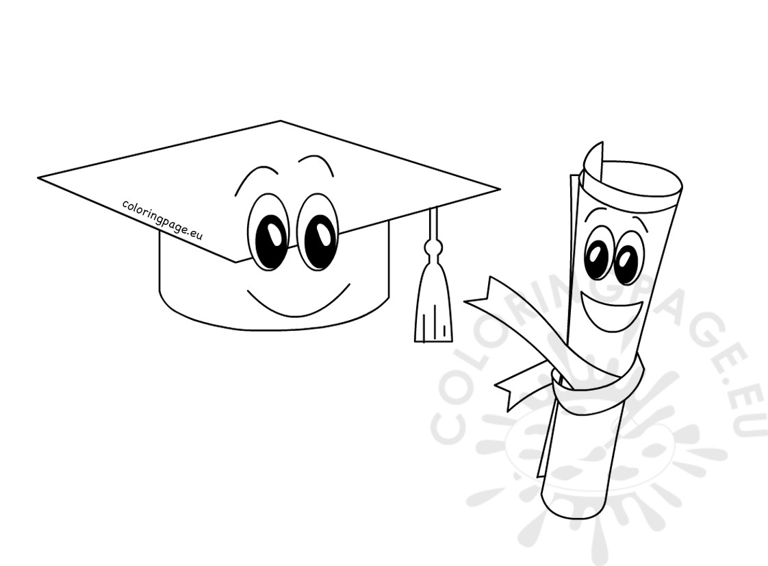 Diploma Coloring Page