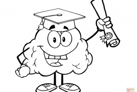 273x183 Brain Coloring Page Picture High Free Printable Pages Pdf High Def