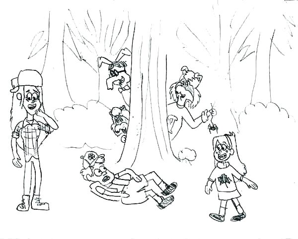Gravity Falls Coloring Pages Dipper Counting 1 To Coloring Page 600x482 Gravity Falls Coloring Pages Dipper Counting 1 To Coloring Page