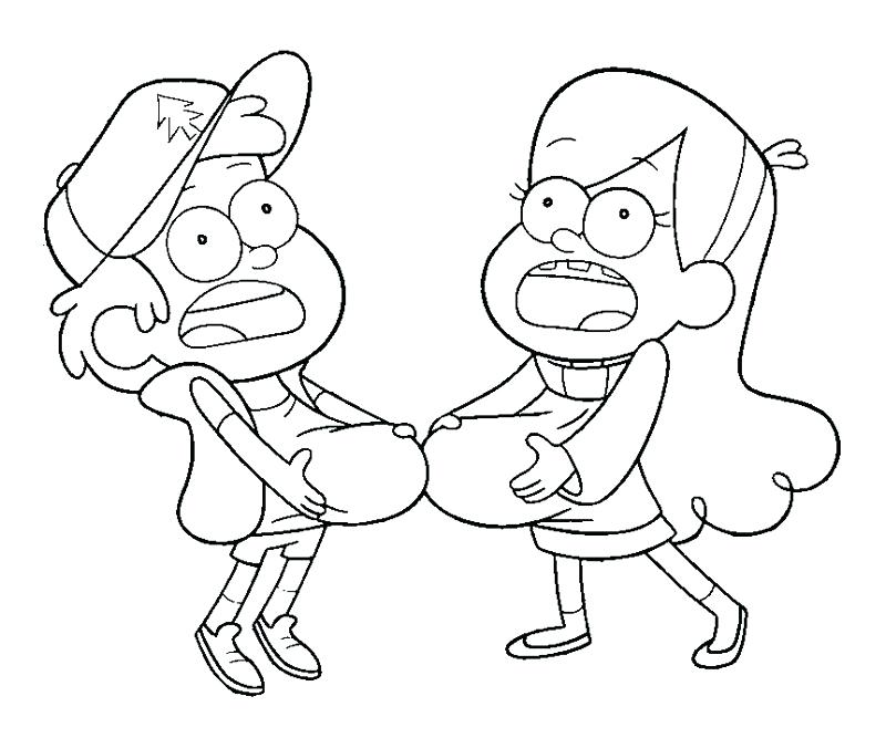 Gravity Falls Coloring Pages Mabel Amazing And Dipper Pines 800x667 Gravity Falls Coloring Pages Mabel Amazing And Dipper Pines