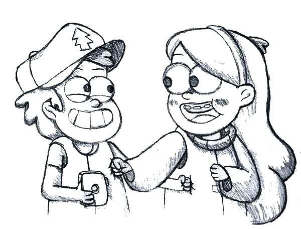 Gravity Falls Printable Coloring Pages Gravity Falls Coloring 600x456 Gravity Falls Printable Coloring Pages Gravity Falls Coloring