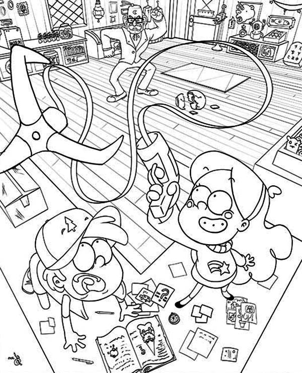 Gravity Falls Coloring Pages 600x741 Gravity Falls Coloring Pages