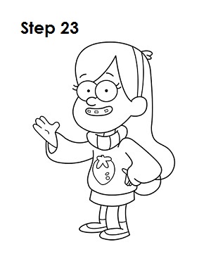 How To Draw Mabel Pines 300x388 How To Draw Mabel Pines