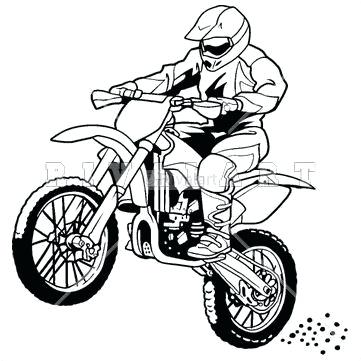 361x361 Dirt Bike Coloring Page Trend Dirt Bike Coloring Pages For Your