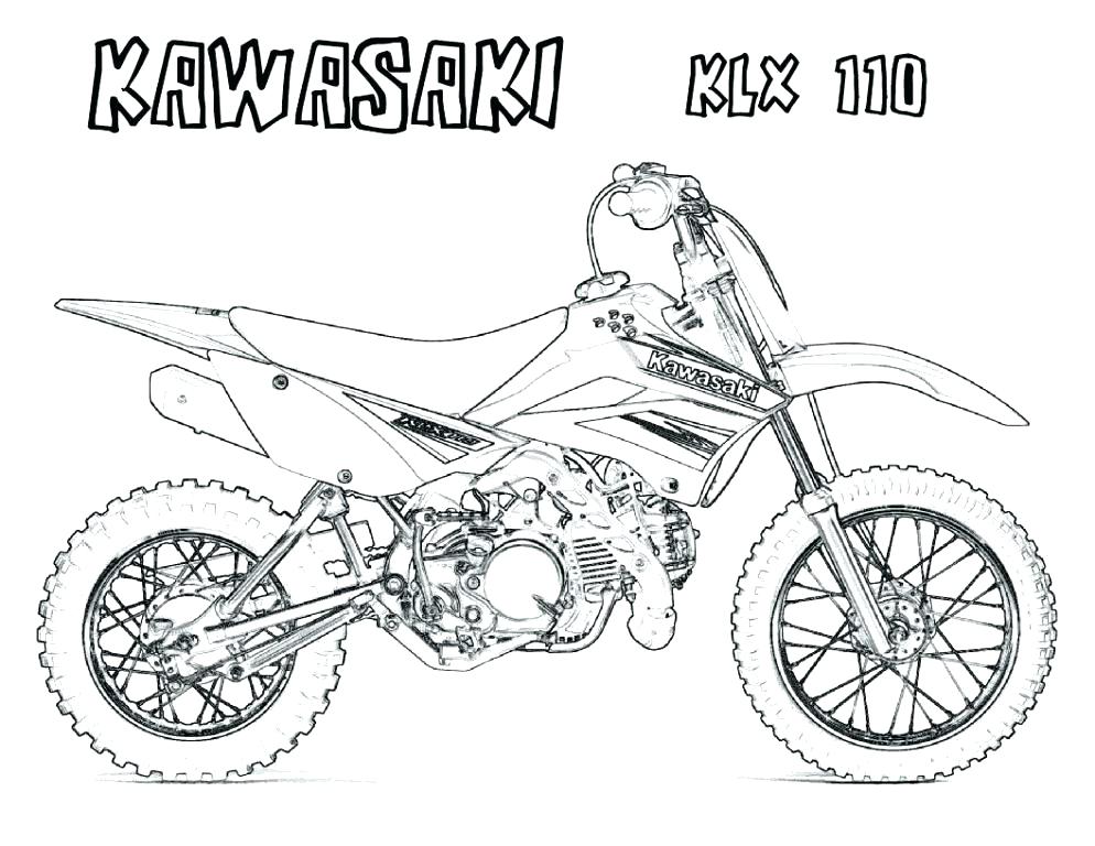994x768 Dirtbike Para Colorear Motocrossmotociclismosaltogratis Coloring