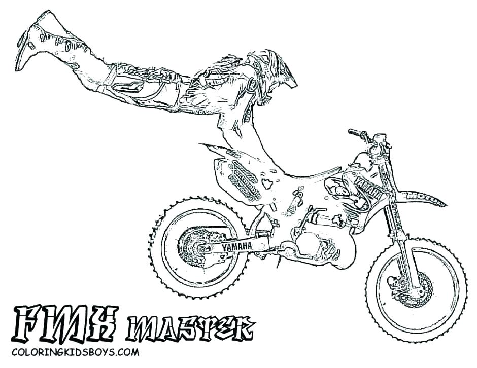 Dirt Bike Coloring Pages at GetColorings.com | Free printable colorings ...