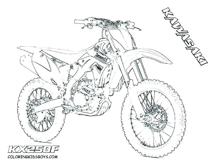 Dirt Bike Coloring Pages Printable at GetColorings.com | Free printable ...