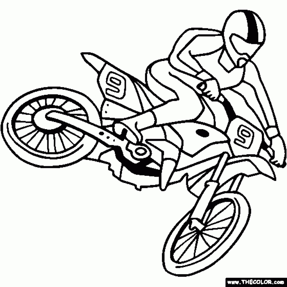 Printable Coloring Page Bike Coloring Pages Mountain Biker Ktm 960x960 Printable Coloring Page Bike Coloring Pages Mountain Biker Ktm