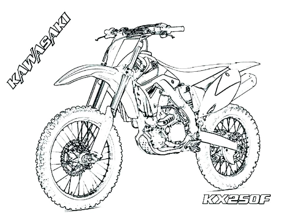 Dirt Bike Colouring Pages To Print at GetColorings.com | Free printable ...