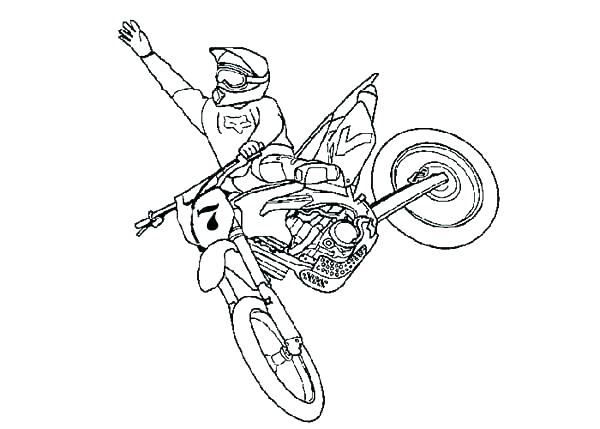 Dirt Bike Helmet Coloring Pages at GetColorings.com | Free printable ...