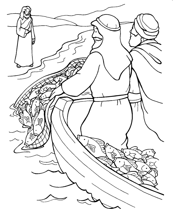 600x725 Coloring Pages Jesus Calls Disciples Coloring Pages For Kids