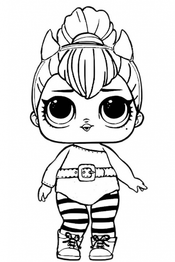 683x1024 Free Printable Lol Surprise Dolls Coloring Pages